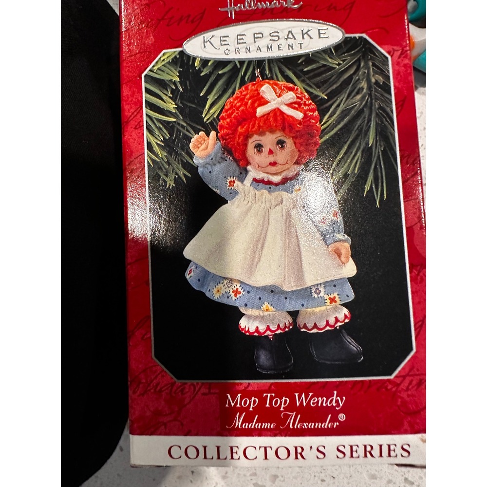 Hallmark Keepsake Ornament 1996 Madame Alexander Mop Top Wendy QX6353 Boxed